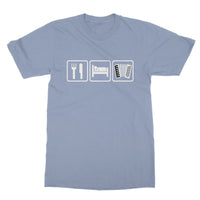 Eat Sleep & Play Accordion T-Shirt