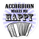 Accordion makes me happy Sticker