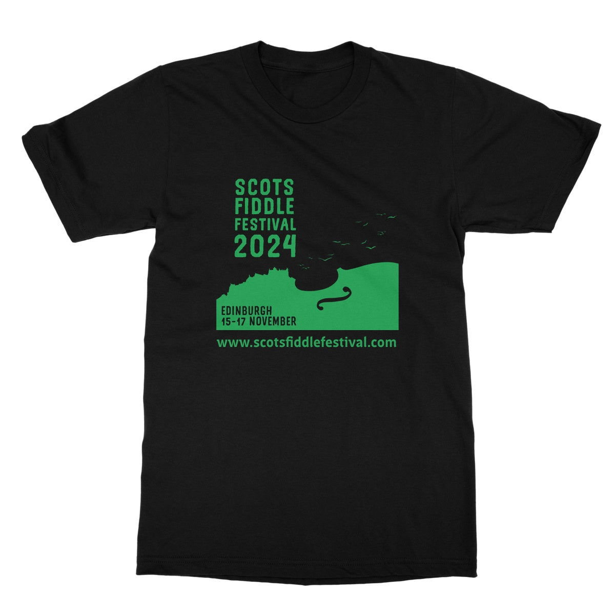 Scots Fiddle Festival 2024 (large logo) T-Shirt