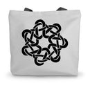 Celtic Woven Design Canvas Tote Bag