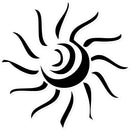 Tribal Sun Sticker