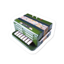 Green Toy Accordion Sticker