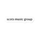 Scots Music Group "long logo" Sticker