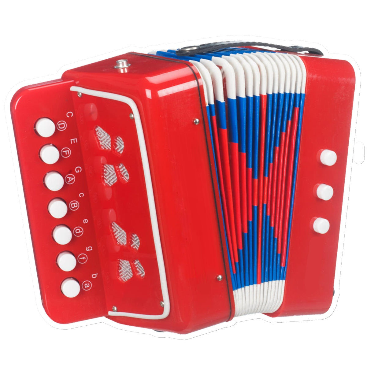 Toy Accordion / Melodeon Sticker