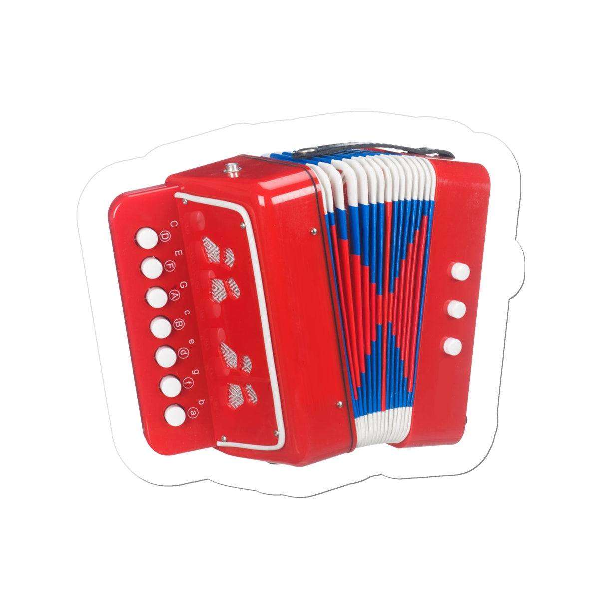 Toy Accordion / Melodeon Sticker