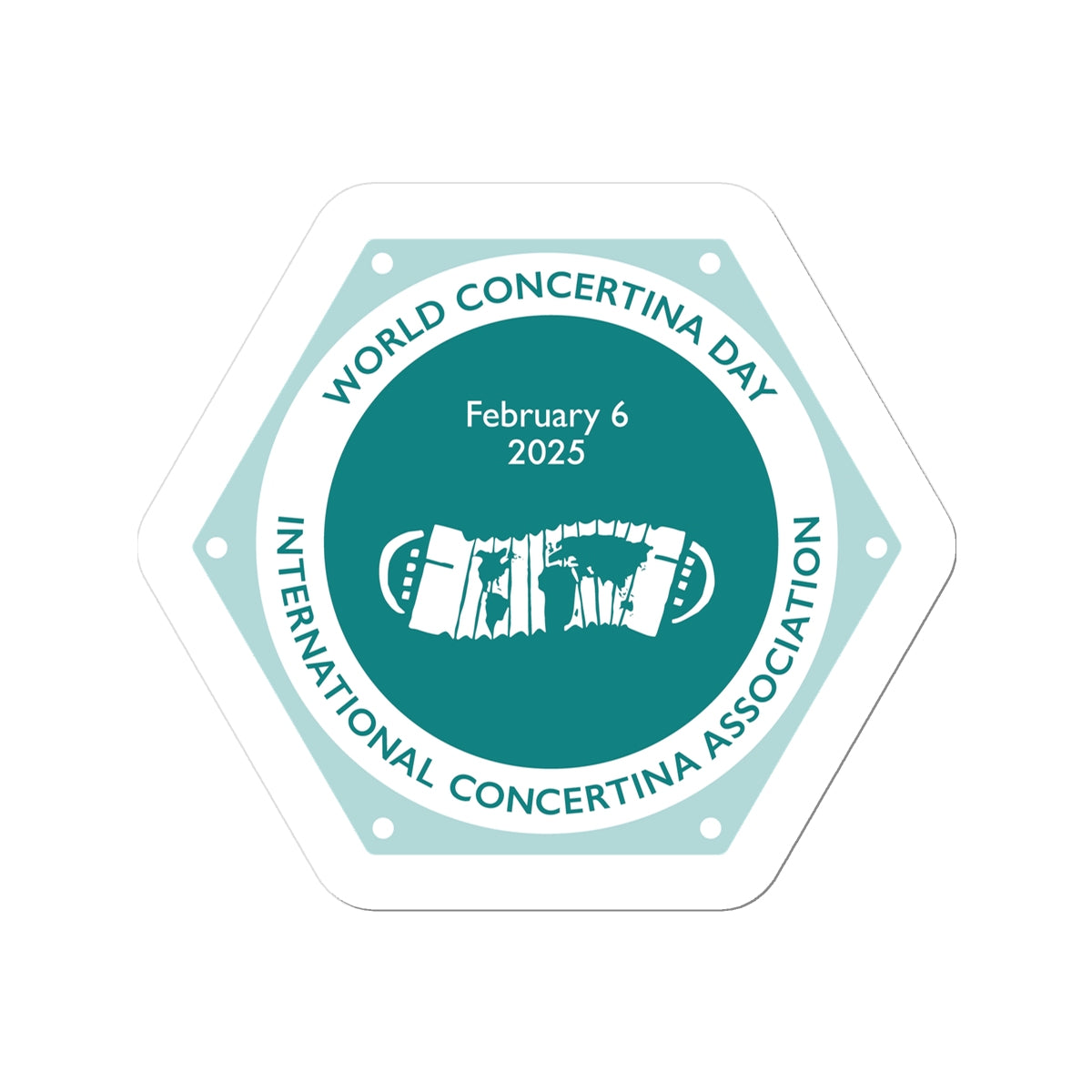 World Concertina Day 2025 Sticker