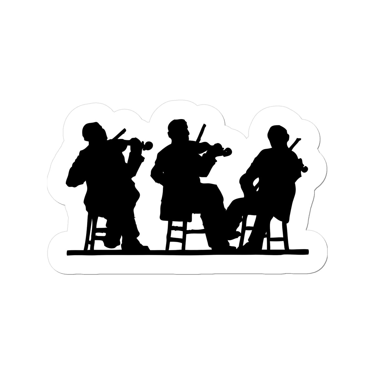 Three Fiddlers Sticker