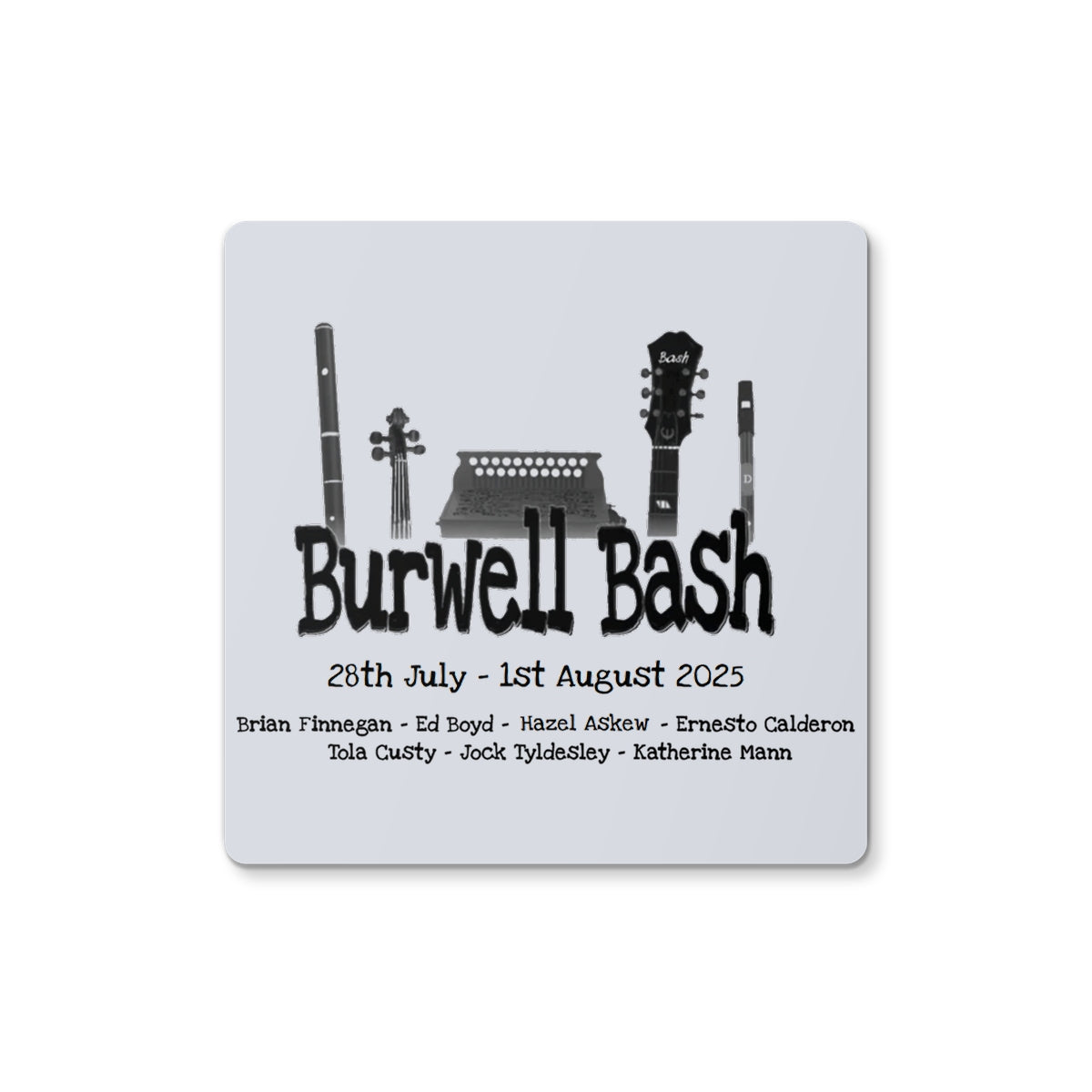 Burwell Bash 2025 Coaster