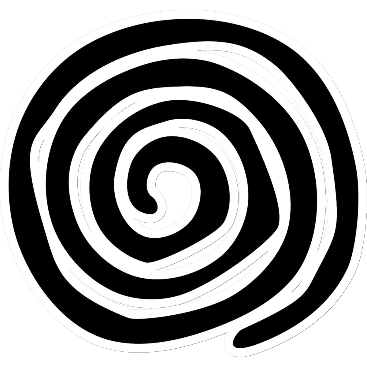 Round Spiral Sticker