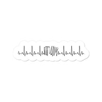 Heartbeat Melodeon Sticker