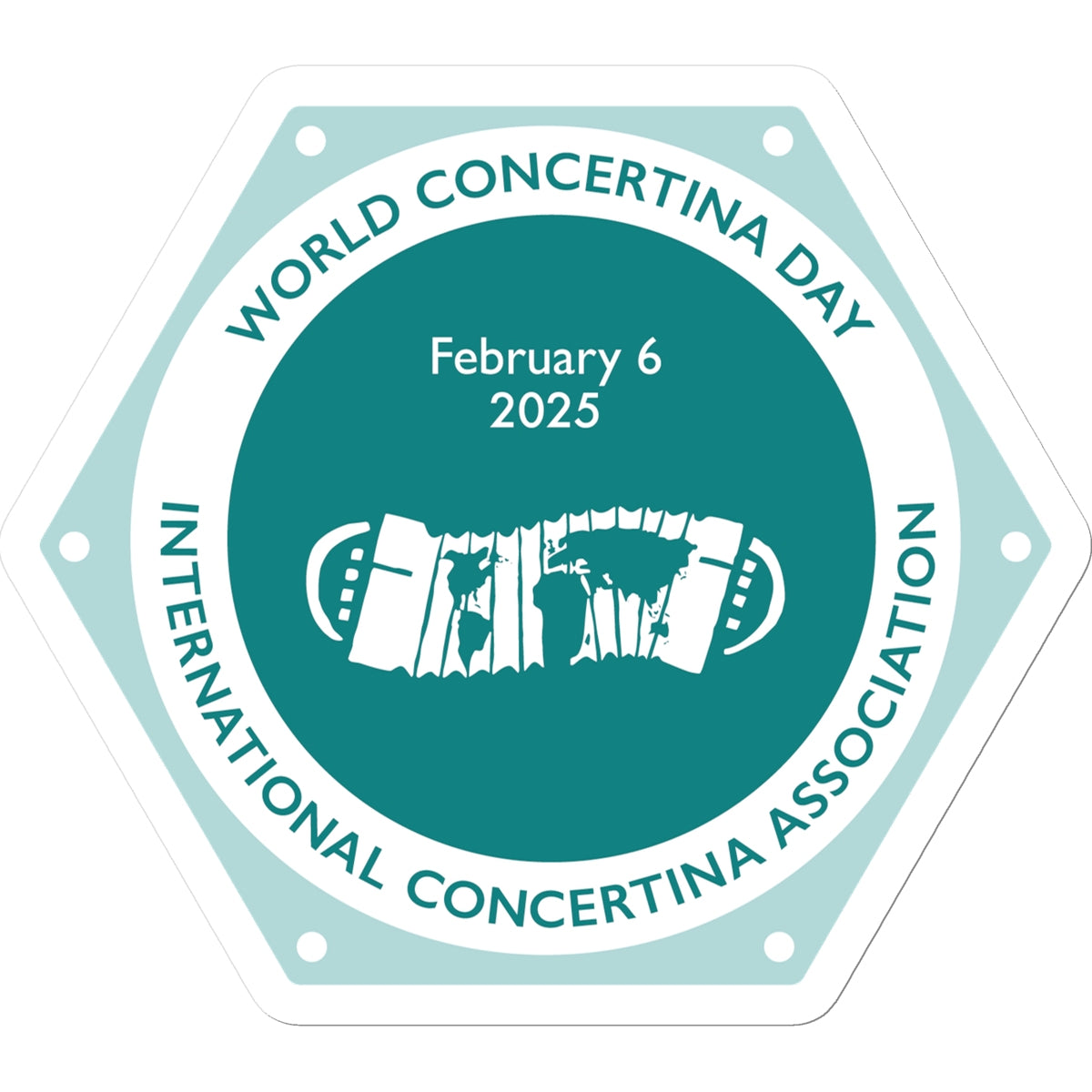 World Concertina Day 2025 Sticker