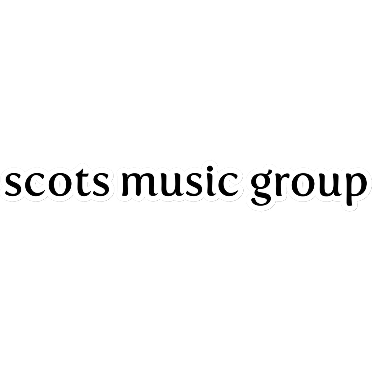 Scots Music Group "long logo" Sticker