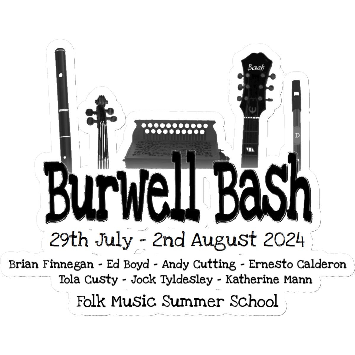 Burwell Bash 2024 Sticker