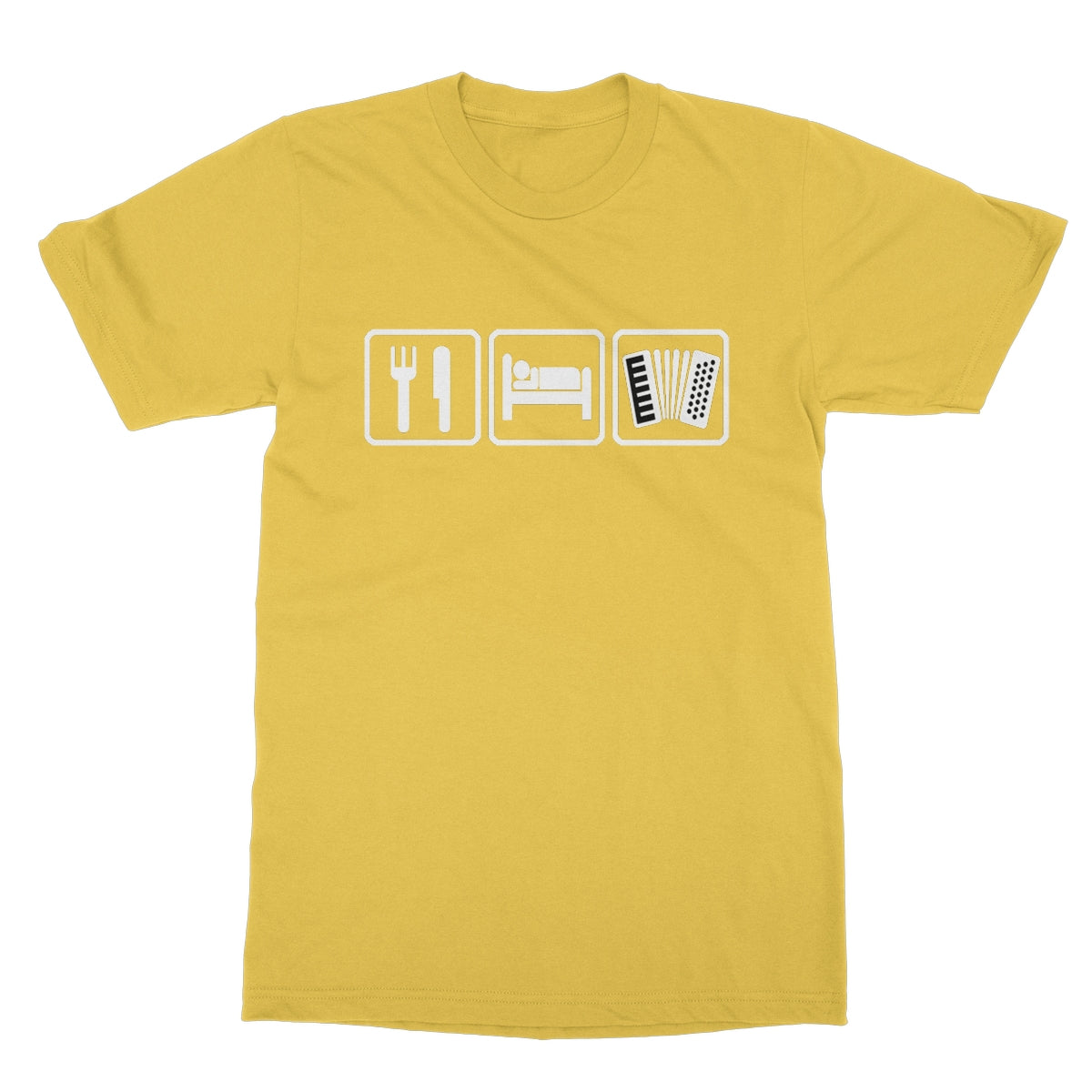 Eat Sleep & Play Accordion T-Shirt