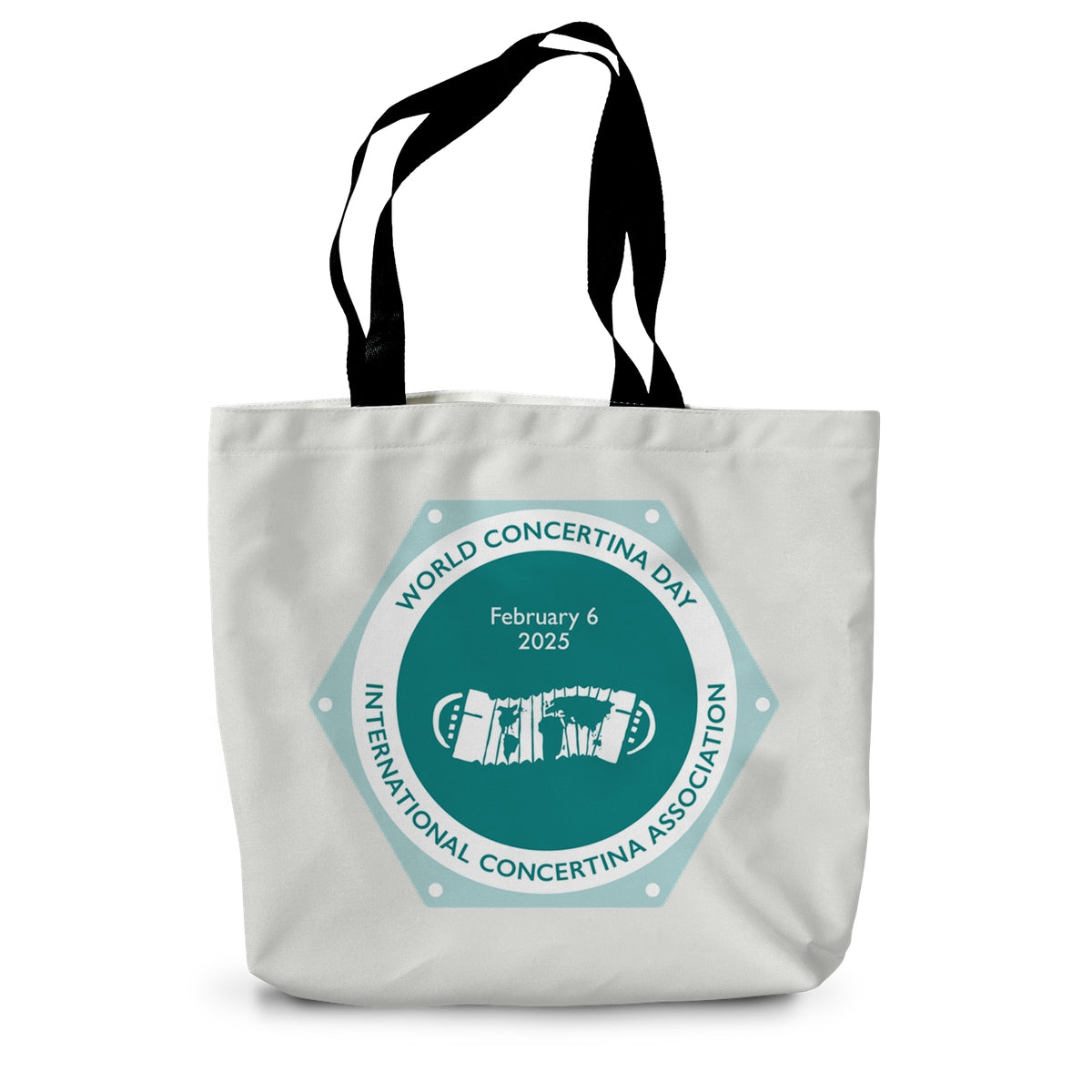 World Concertina Day 2025 Canvas Tote Bag