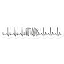 Heartbeat Melodeon Sticker