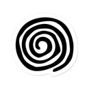 Round Spiral Sticker