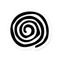 Round Spiral Sticker