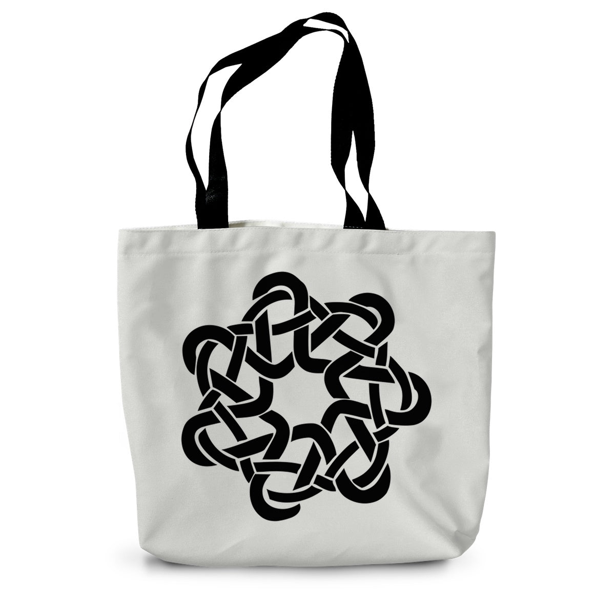 Celtic Woven Design Canvas Tote Bag