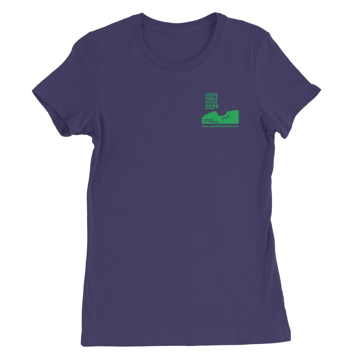 Scots Fiddle Festival 2024 (small logo) Women's T-Shirt