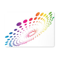 Coloured Spiral Dots Placemat