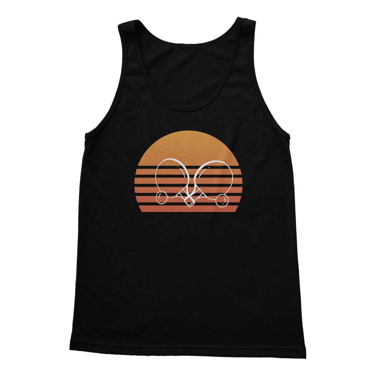 Table Tennis Sunset Tank Top