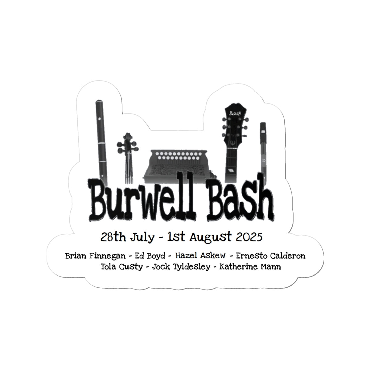 Burwell Bash 2025 Sticker