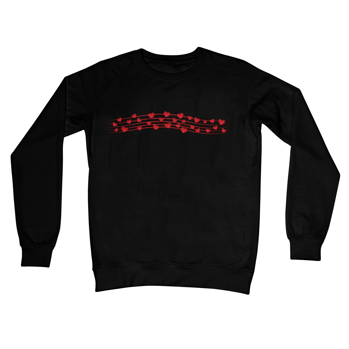 Musical Hearts Stave Sweatshirt