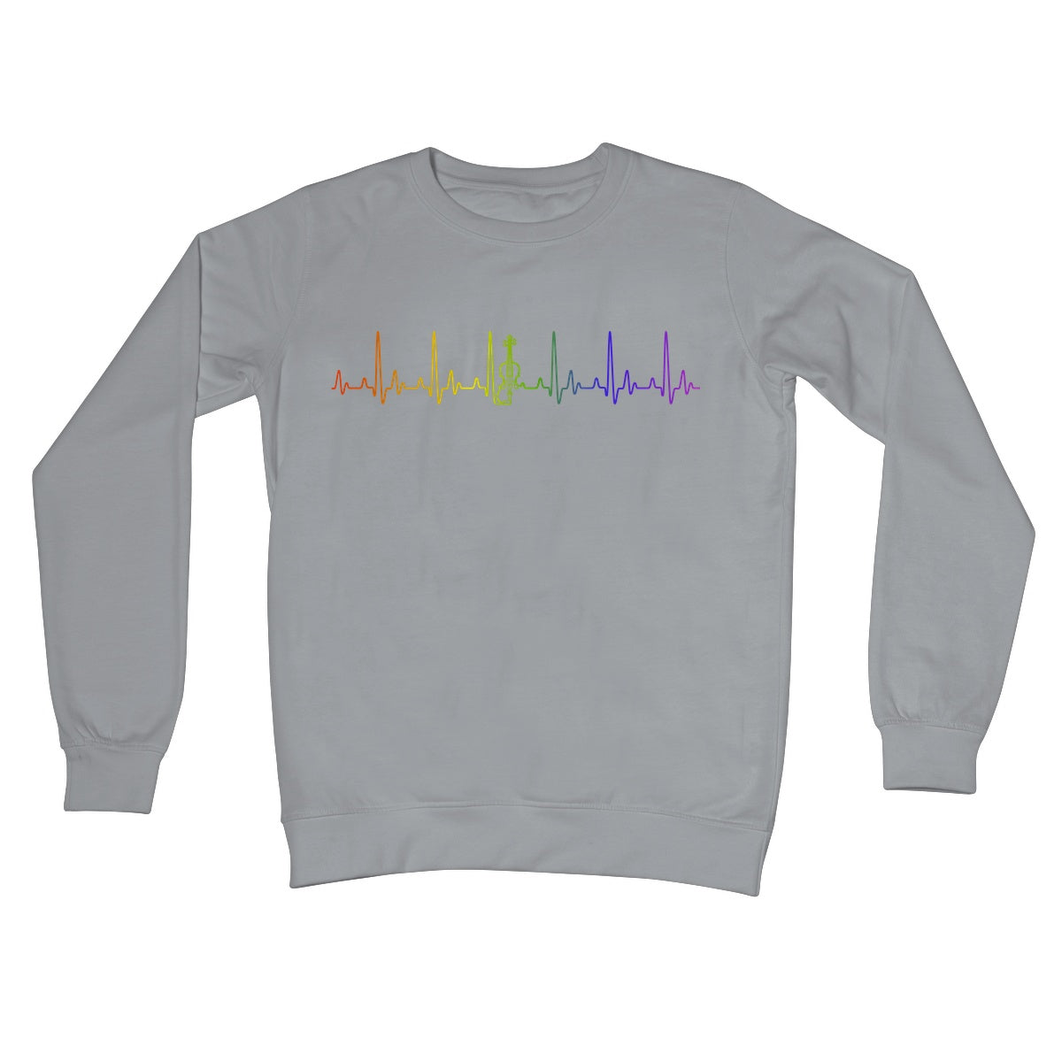 Rainbow Heartbeat Fiddle Sweatshirt