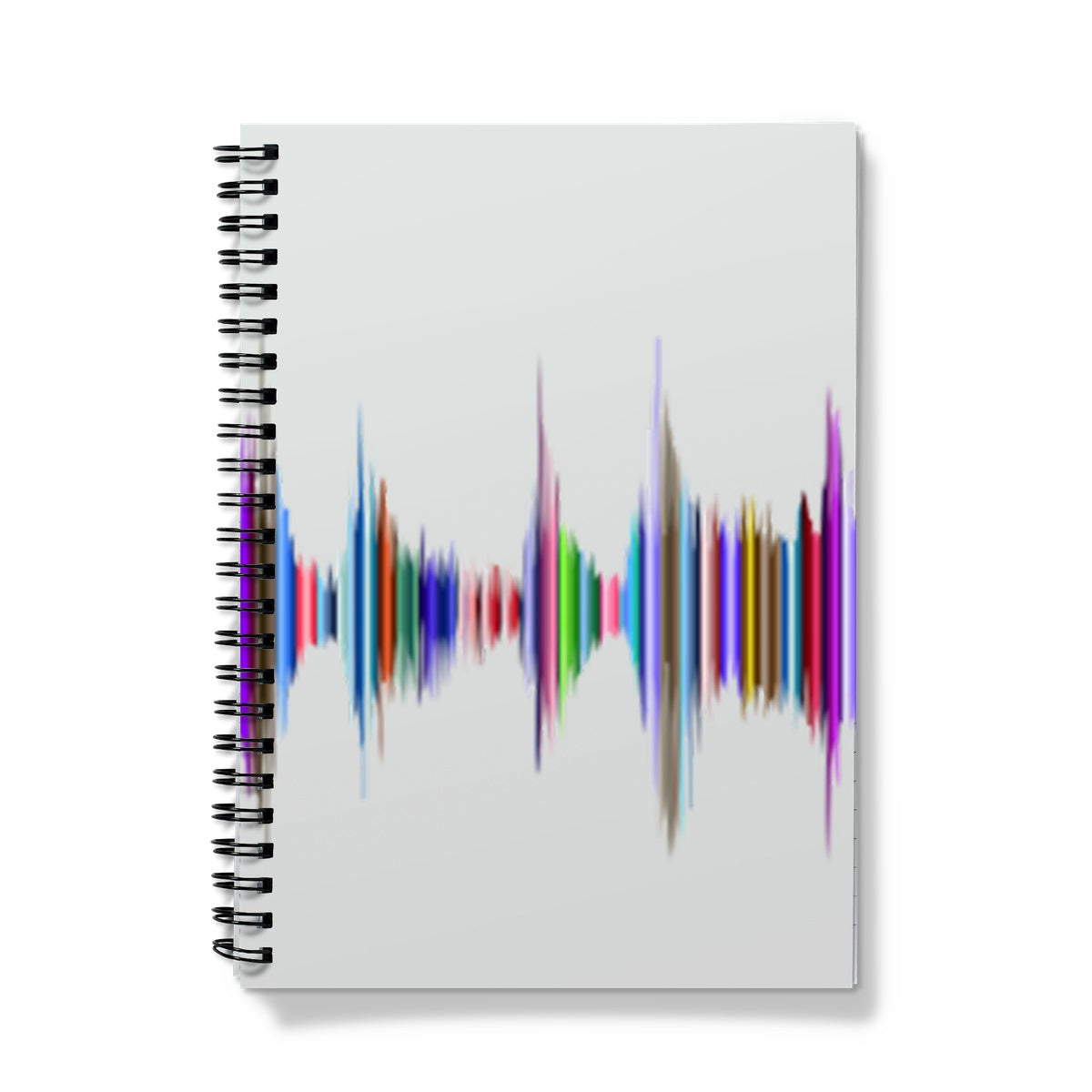 Rainbow Soundwave Notebook