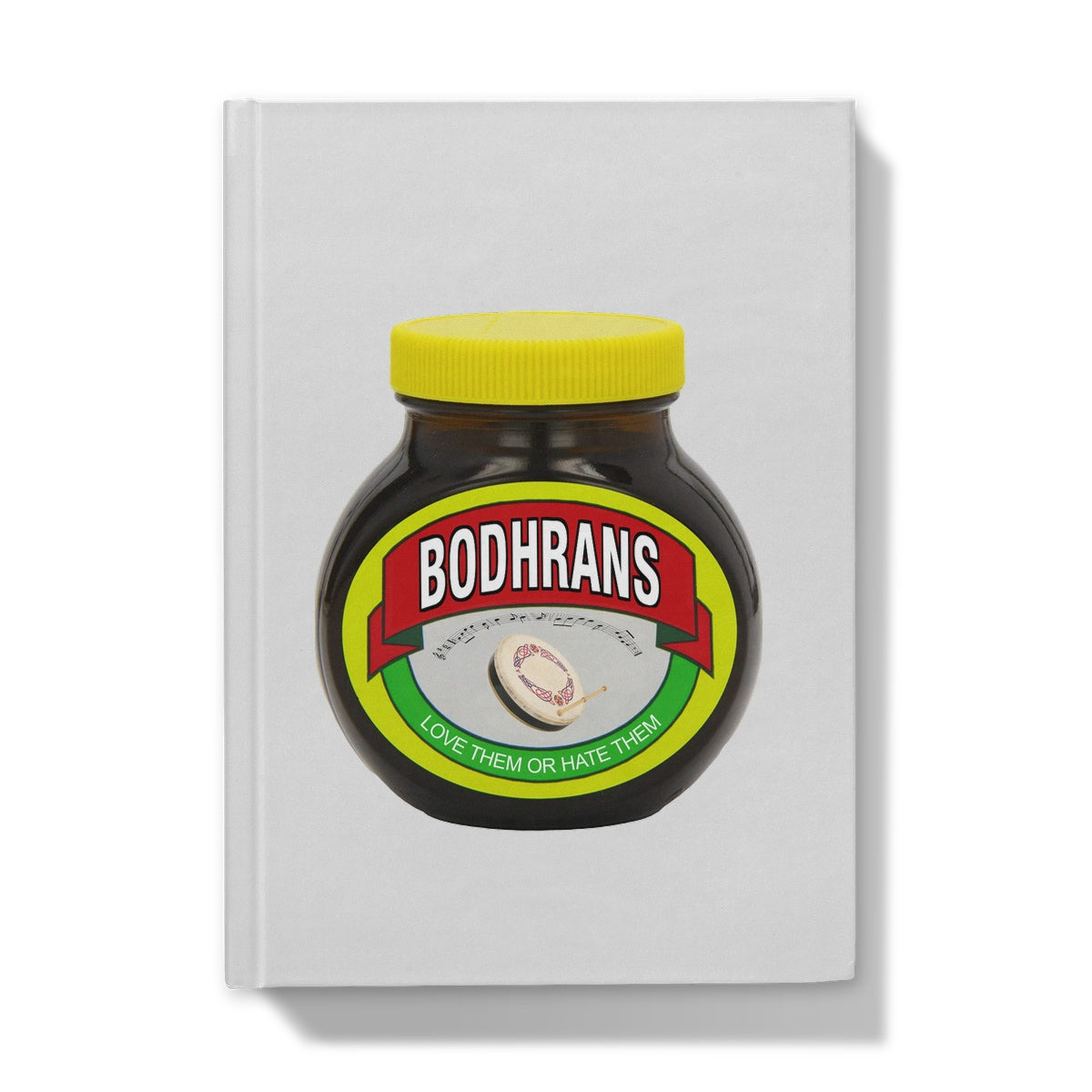 Love Hate Bodhrans Hardback Journal