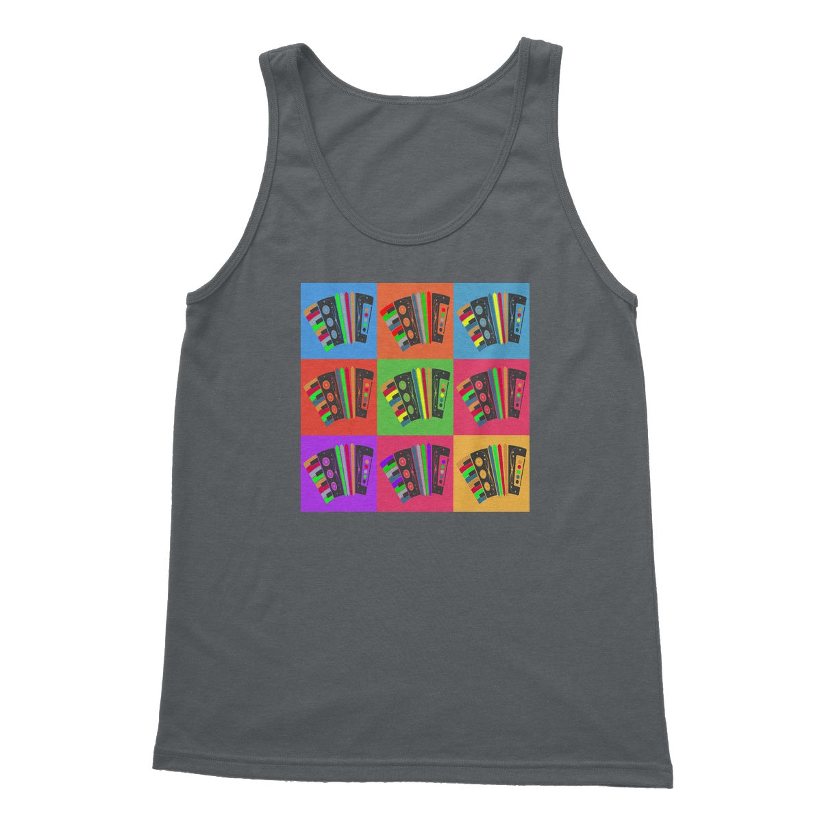 Warhol Style Accordions Tank Top