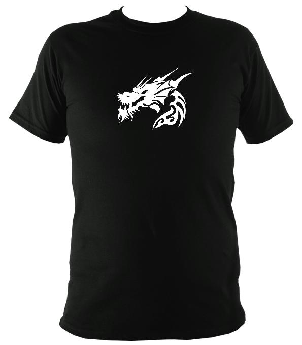 Tribal Tattoo Style Dragon Head T-shirt