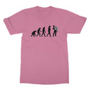 Evolution of Accordion Player T-Shirt