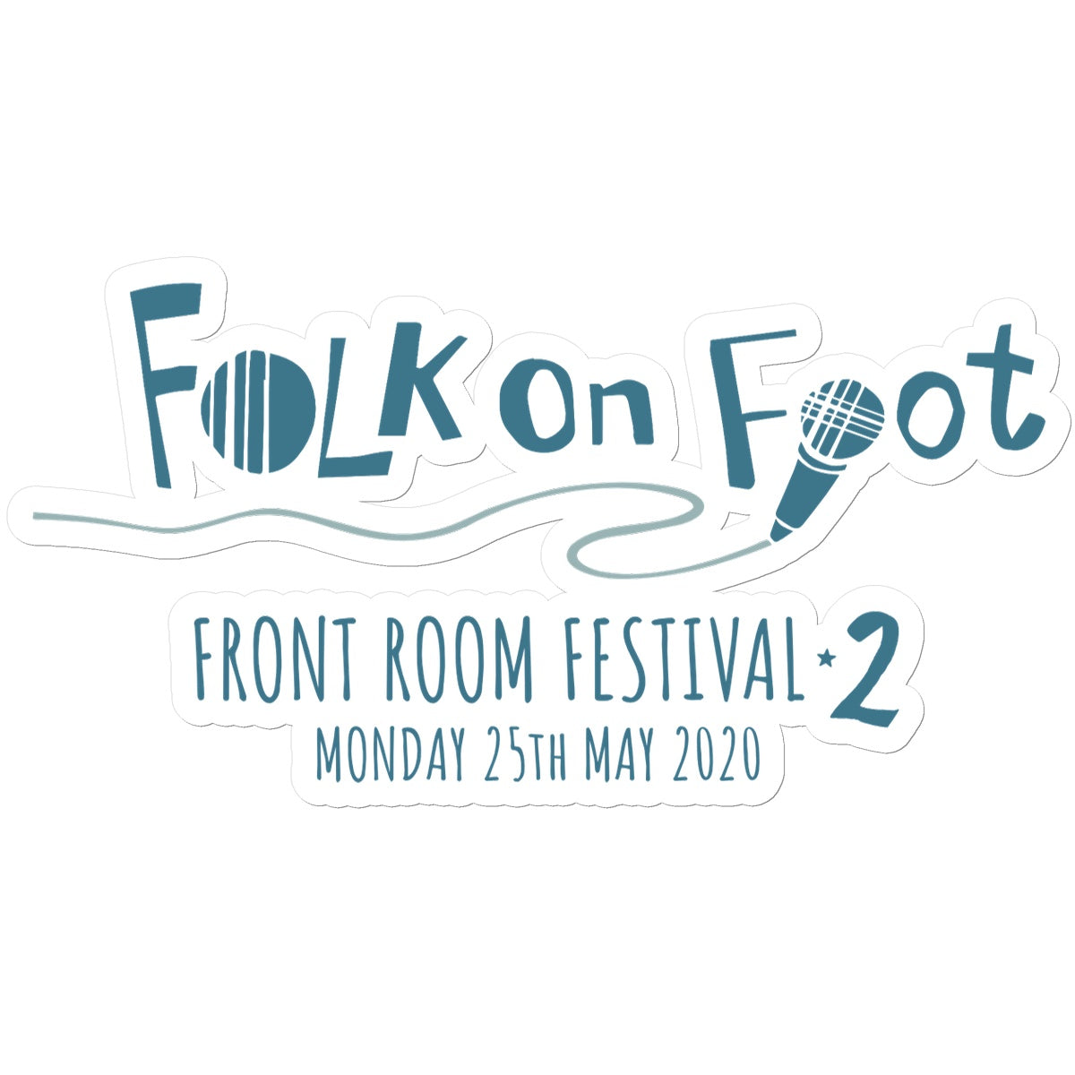 Folk on Foot 2 - May 2020 Sticker