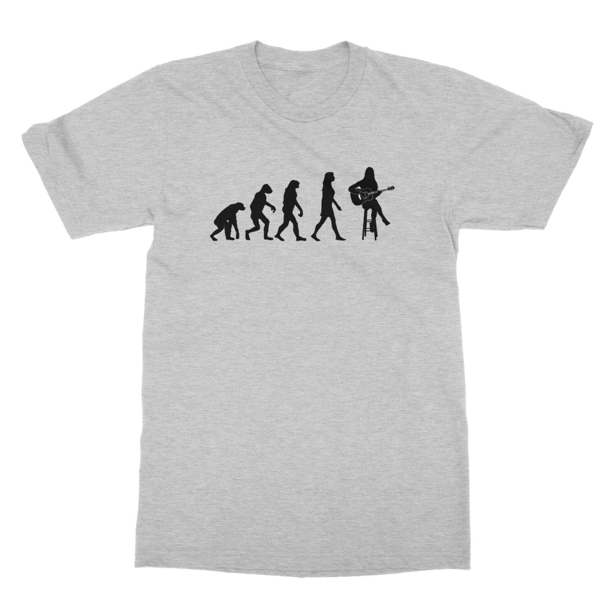 Evolution of Female Guitar Players T-Shirt