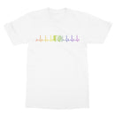 Rainbow Heartbeat Accordion T-Shirt