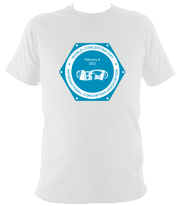 World Concertina Day 2022 T-shirt (printed in UK)