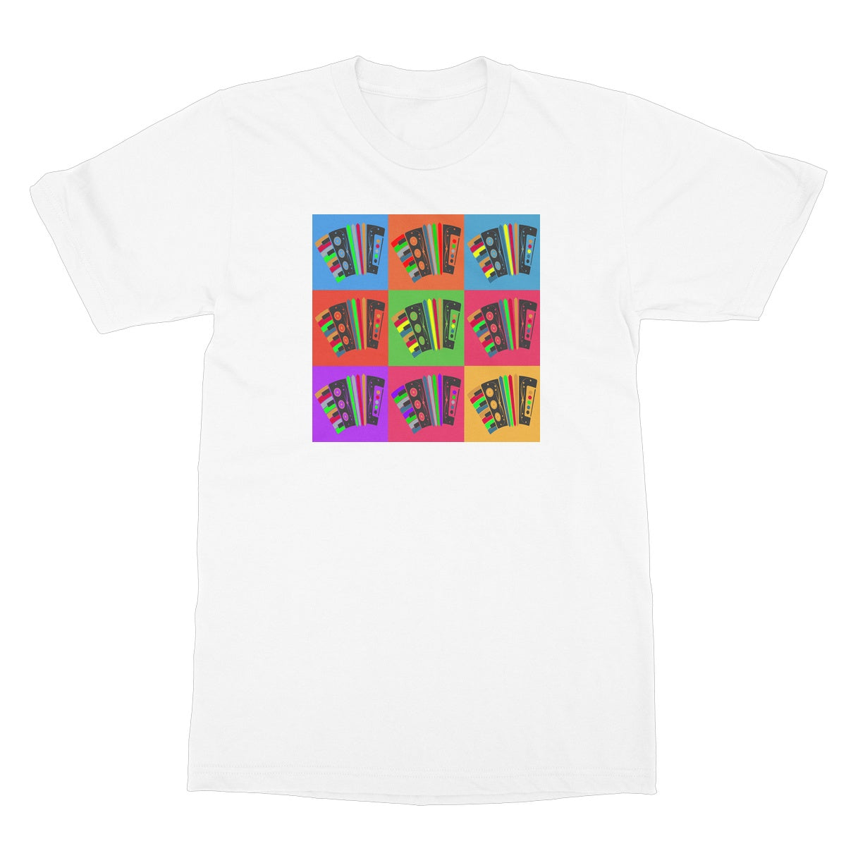 Warhol Style Accordions T-Shirt