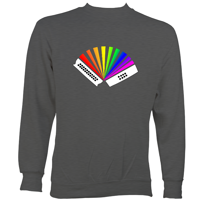 Rainbow Melodeon Sweatshirt