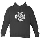 Celtic Round Hoodie-Hoodie-Charcoal-Mudchutney