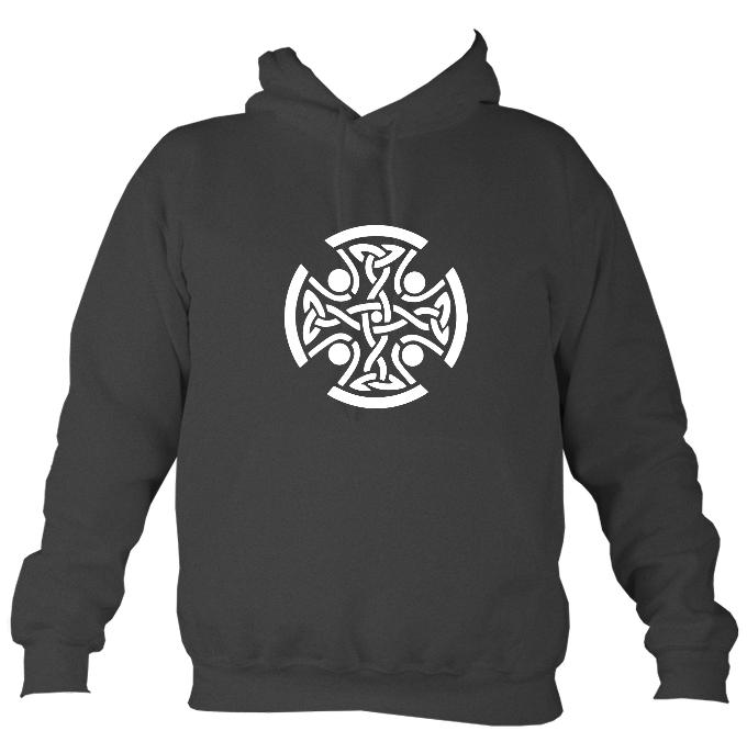 Celtic Round Hoodie-Hoodie-Charcoal-Mudchutney