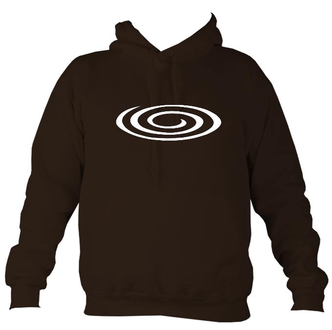 Flattened Spiral Hoodie-Hoodie-Hot chocolate-Mudchutney