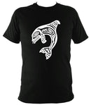 Tribal Style Shark T-shirt - T-shirt - Black - Mudchutney