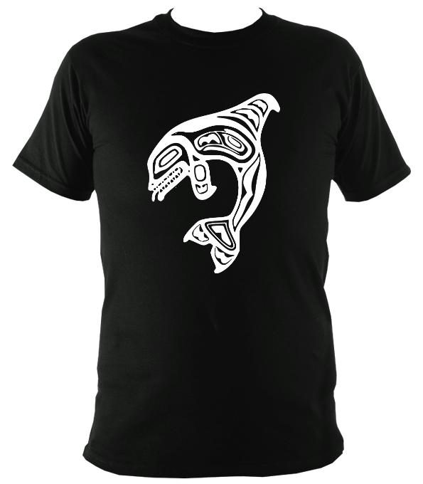 Tribal Style Shark T-shirt