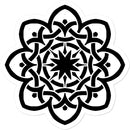 Celtic Star Flower Sticker