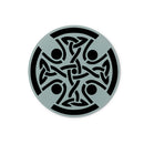 Celtic Woven Cross Glass Chopping Board