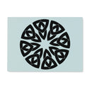 Celtic Petals Glass Chopping Board