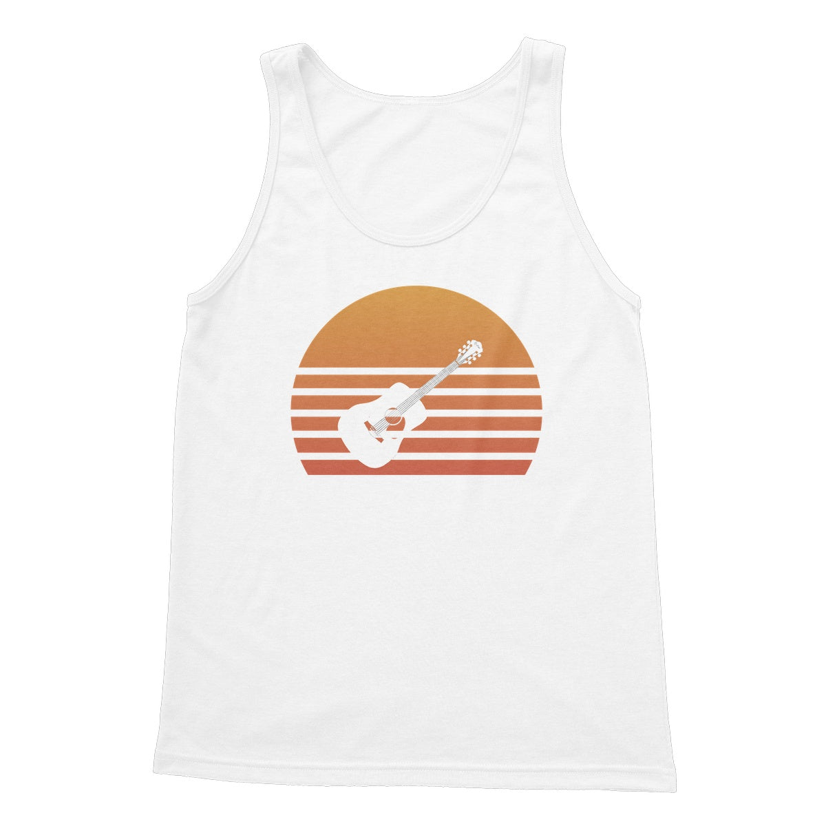 Sunset Guitar Tank Top