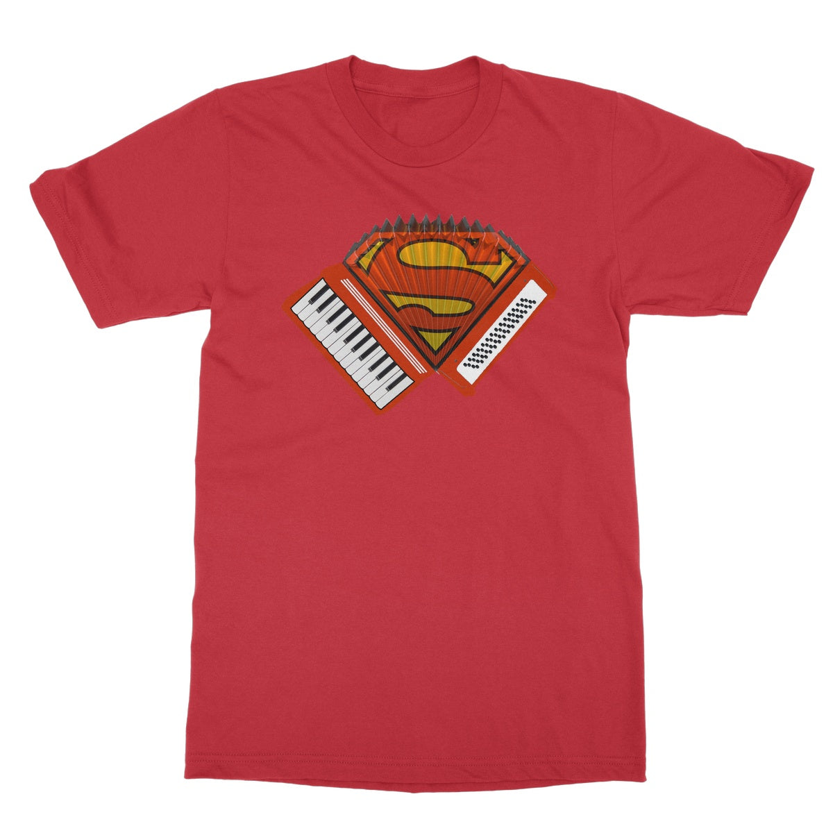 Accordion Superhero T-Shirt